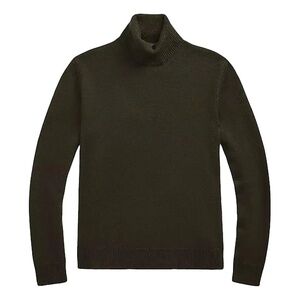 Retail $1290 Ralph Lauren Purple Label 100% CashmereBlack Turtleneck Sweater S